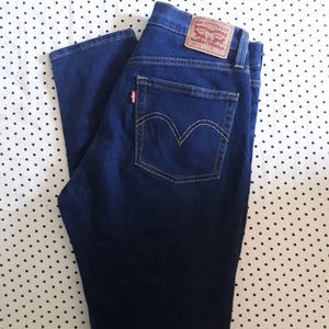 Levi's 501 Skinny Jeans Dark Wash Size 27